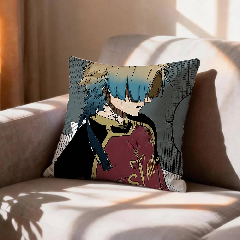 Blue Lock Anime MMichael KKaiser Pillow Case Pattern Printed Pillowcase For Living Room Sofa Cushion Cover