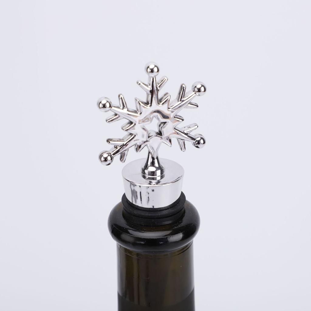 Creative Red Wine Stopper Champagne Stopper Gift Preservation Sealed Wine Stopper Snowflake Crown Bottle Stopper