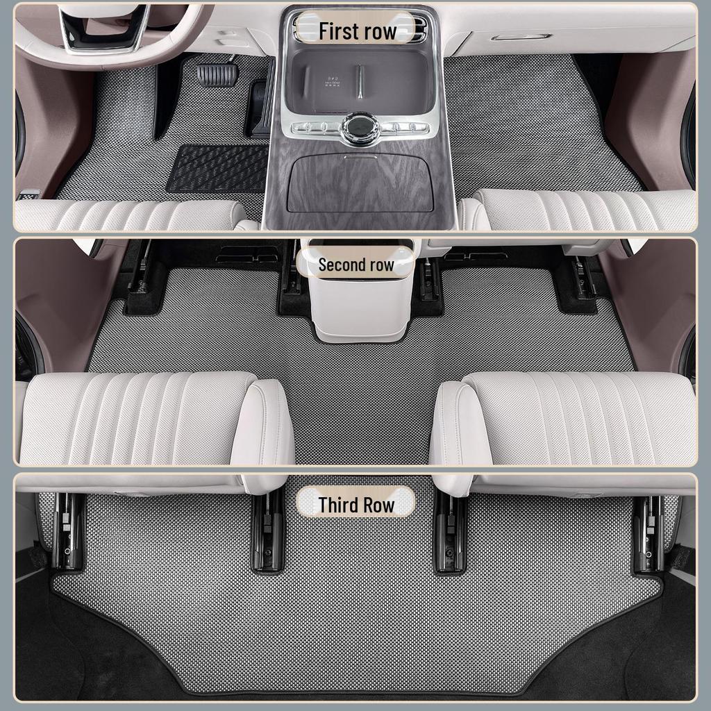 Geely Galaxy M9 Eco-friendly TPR Carbon Fiber Floor and Trunk Mats