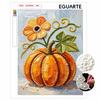 Halloween Kürbis Blume Perlenmalerei Set Handgemachtes DIY Heimdekoration Malerei