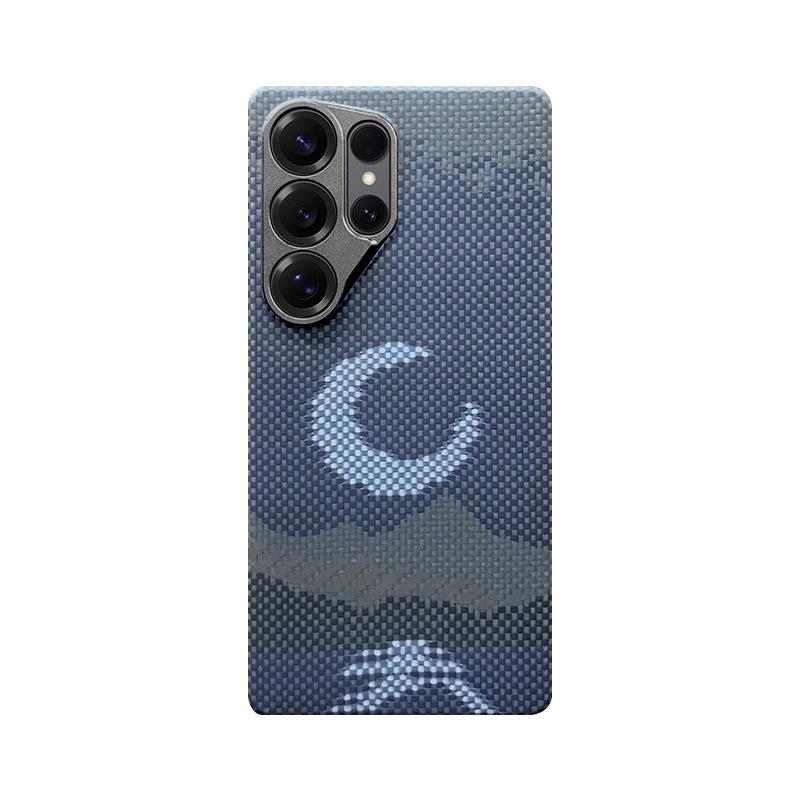Applicable To Samsung S25Ultra Mobile Phone Case Magnetic Kevlar GalaxyS24 Aramid Carbon Fiber 23U Protective Case