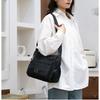 2025 new Oxford cloth women's bag casual multi-layer shoulder messenger bag breathable large capacity small square bag mother bag