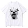Y2k Retro Freaky Cat T Shirt Kawaii Unisexunisex Clothing Cotton Clothes Graphic Tops For Cat Lover Gifts Hight Quality T Shirts