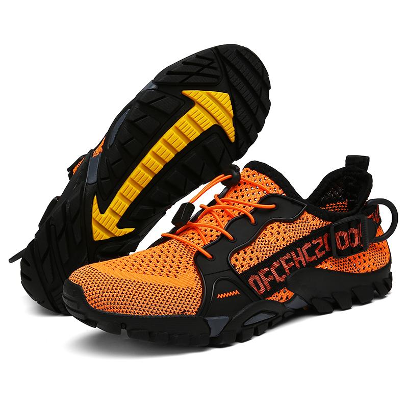 2026 Summer Men Women Trekking Hiking Shoes Summer Mesh Breathable Men Sneakers Outdoor Trail Climbing Sports Shoes Size 36-47