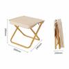 Portable Folding Stool Space-Saving Foldable Design Folding Camp Stool Mini Fishing Chair Sturdy Oxford Material For Campers