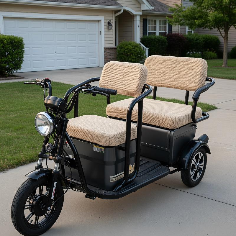 Electric Vehicle Seat Cushion Cover All-Inclusive Stain Repellent Easy Installation Protector for Electric Tricycle