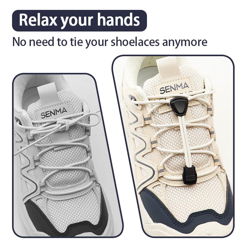 1 Pair Stopper for Elastic Rope Fastener for Kids Adult Triangle Plastic Cord Lock No Tie Shoelaces Buckle Lazy Sneaker Laces