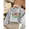 European sizes Cute Print Patterns for Kids Aged 0-3, Comfortable And Easy Thin Round-Neck Sweatshirts Suitable for Outdoor Wear in Spring And Autumn