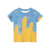 Kleinkind Mädchen Jungen T-Shirts Kinder Top Jungen und Mädchen bedrucktes Kurzarm-T-Shirt 2-12 Jahre