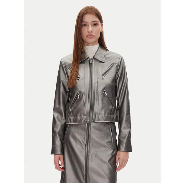 

Куртка из искусственной кожи DKNY Серебристый EU XL
