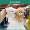 Long Fur Animal Plush Keychain With Beanfilled Body And Metal Ring For Fashion Accessories
