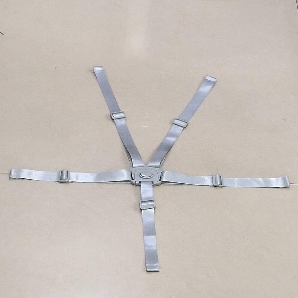 Children's Dining Chair Safety Belt 5 Point Baby Safety Strap Belt Adjustable Baby Seat Security Belt Kid's Chair Accessories
