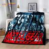 3D Game Metal Gear Solid Cartoon HD Gamer Blanket,Soft Throw Blanket for Home Bedroom Bed Sofa Picnic Travel Cover Blanket Kids