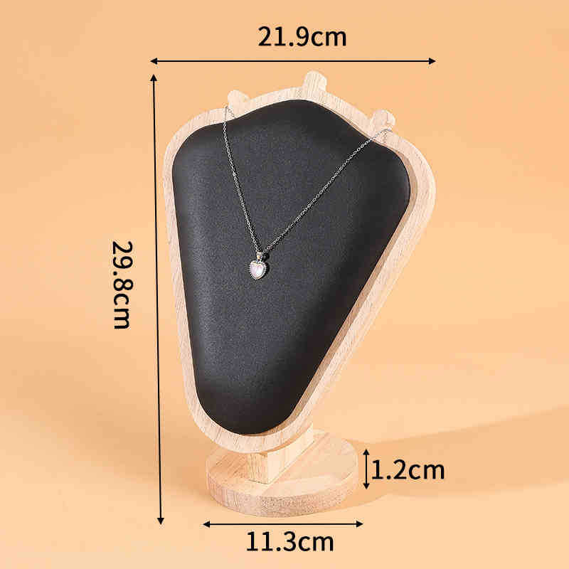 Goat horn necklace display stand portrait neck mold jewelry stand necklace jewelry window storage model stand