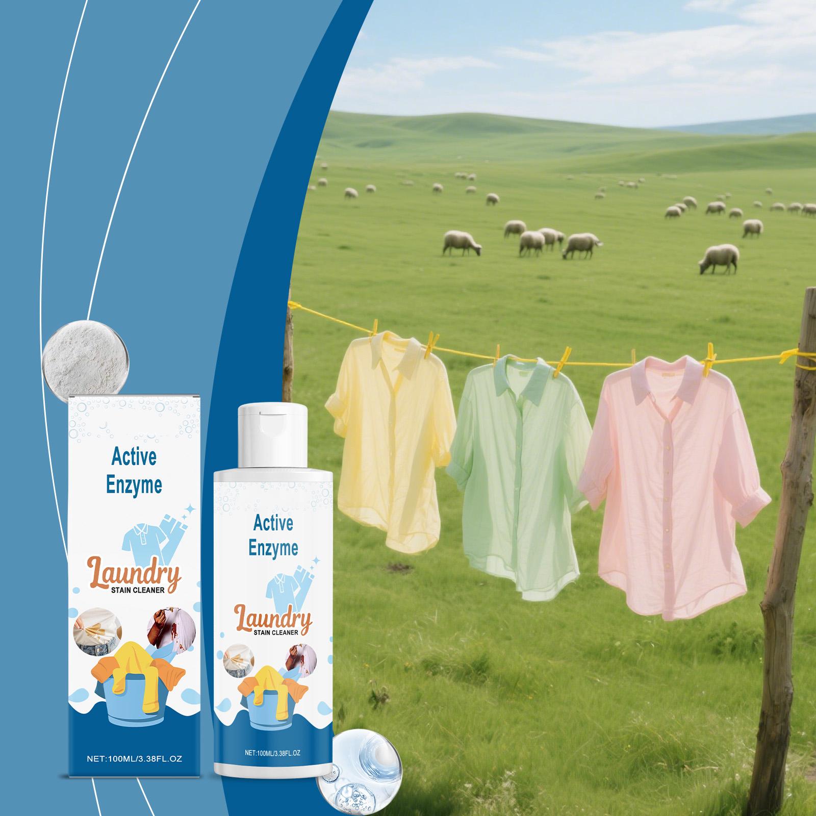 

Laundry Detergent, Gently Cleans Clothes, Suitable For Daily Machine And Hand Washing, Won t Damage Fabrics, Leaves A Fresh Scent 100ml One Size білий