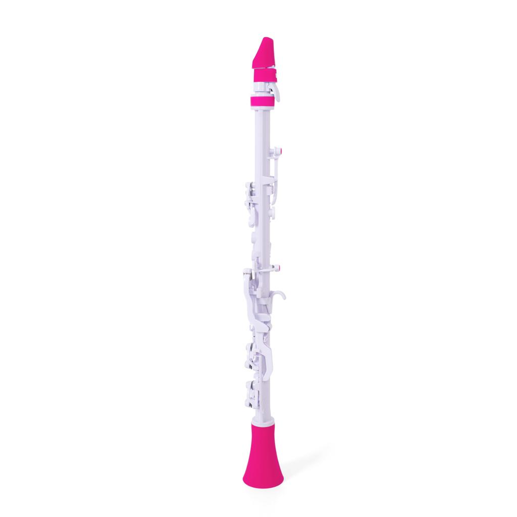 Nuvo Plastic Wind Instrument Clarinet C Key Clarineo Clarineo N120CLPK Exclusive 2.0 White/Pink [With Semi-hard Case] []