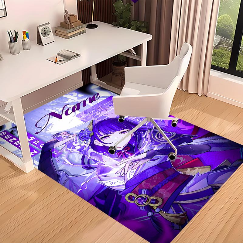 Custom personalization Genshin Impact Balzebub Print Area Rug - Soft, Washable Non-Slip Indoor Mat,Living Room,Home&Office Decorative Rug