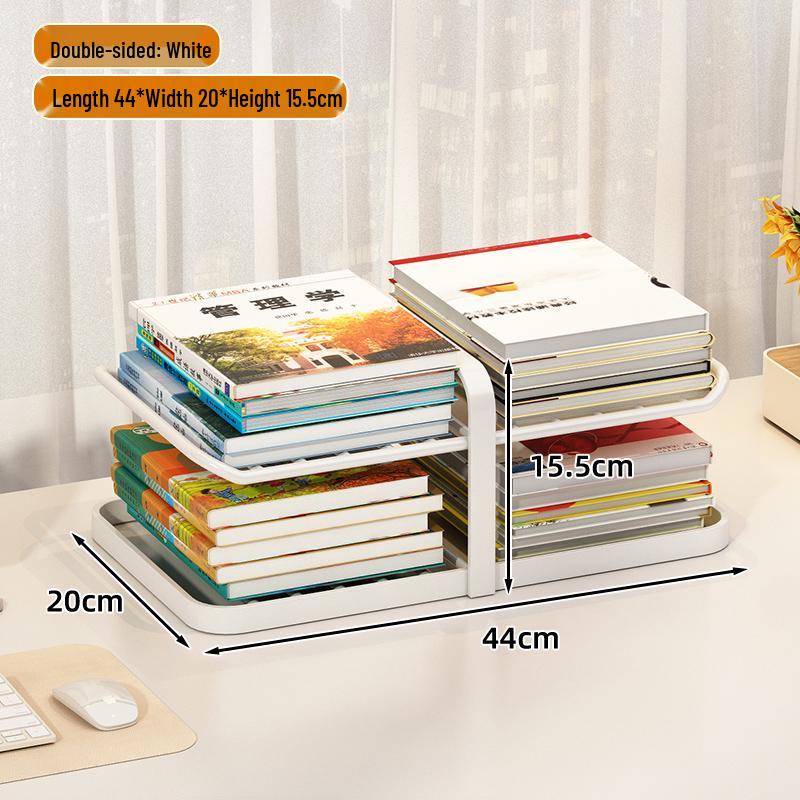 Desktop Book Organizer and Storage Rack