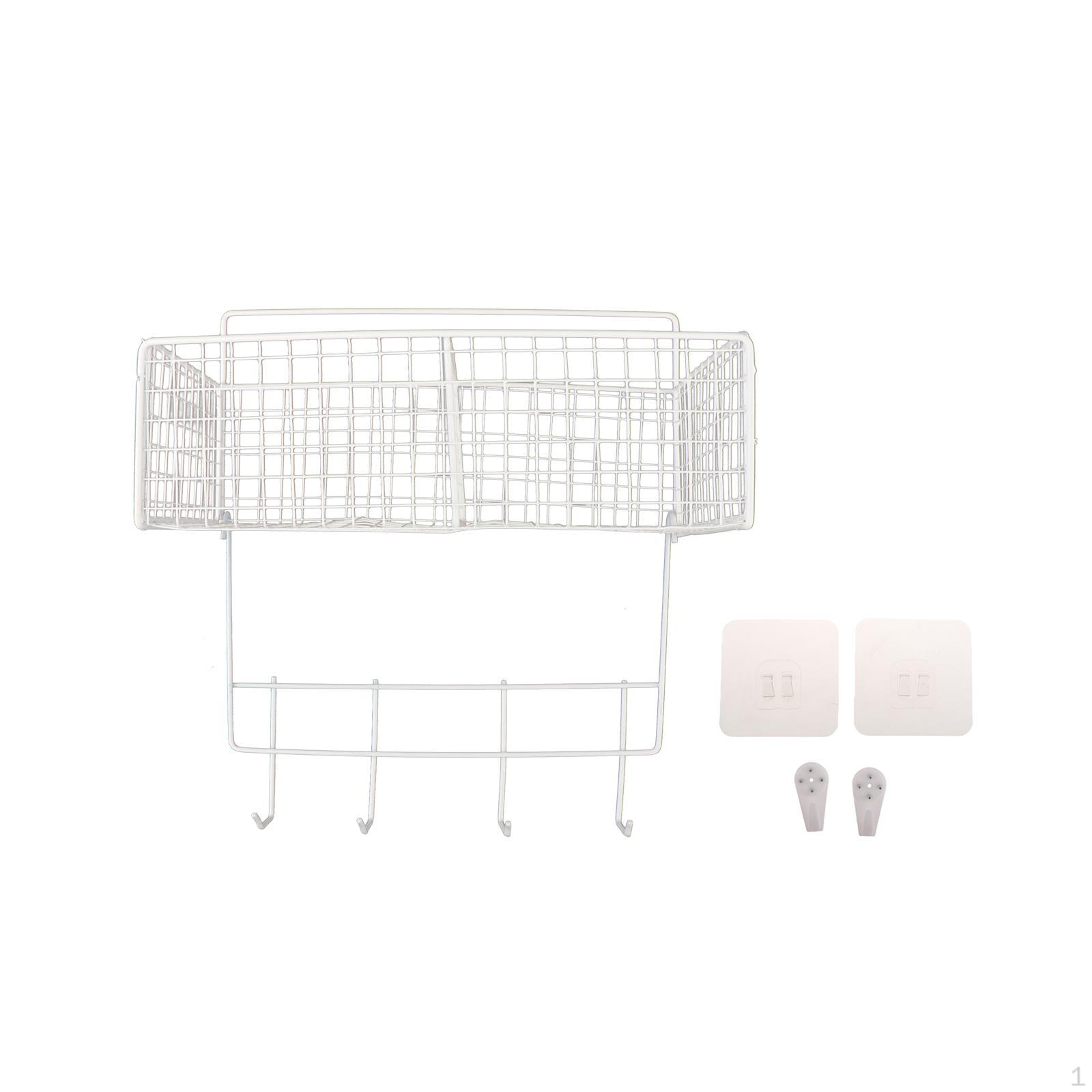 

Корзина для хранения на стене кухни 10x5 дюймов многофункциональная для домашнего хозяйства прочная имбирь чеснок белый