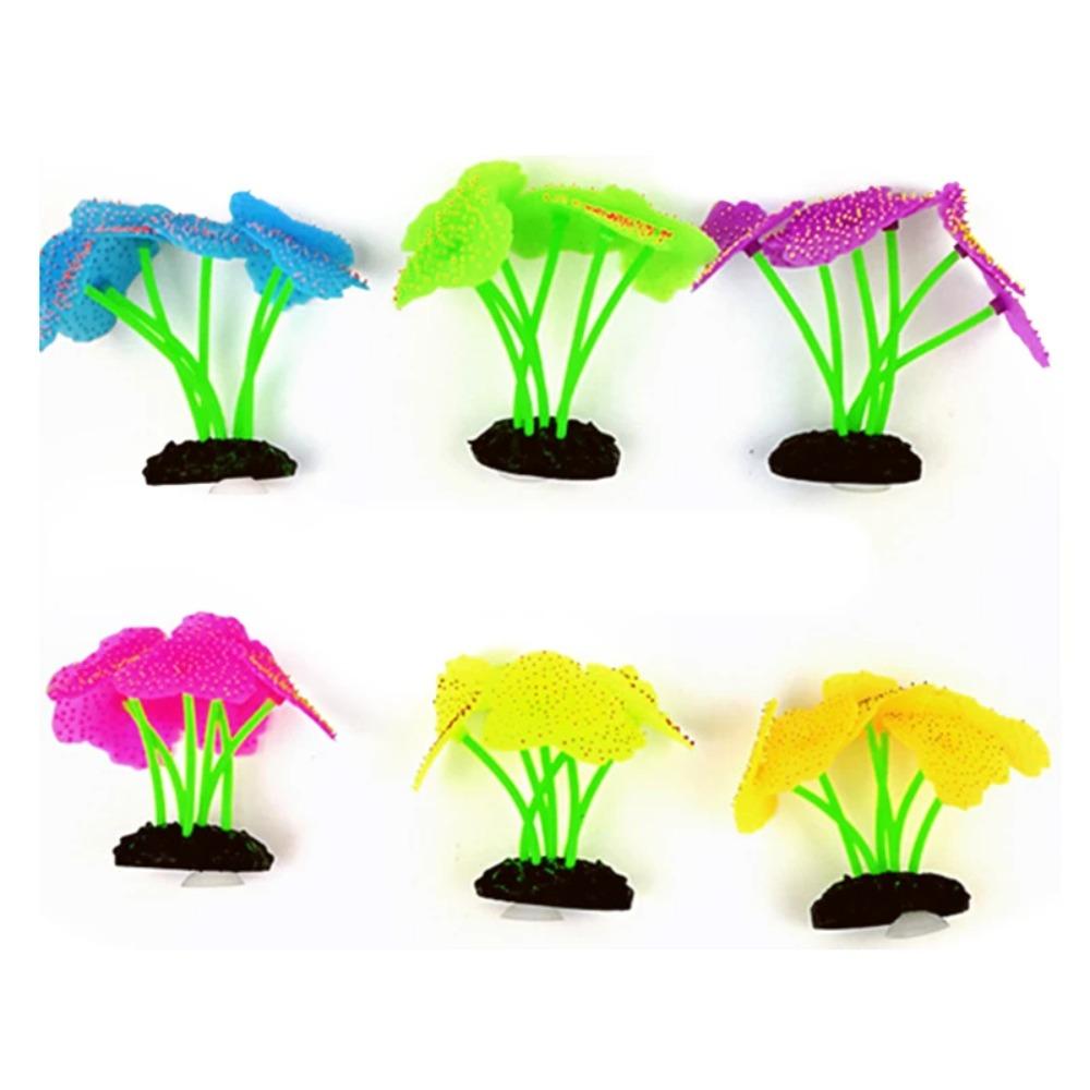 

Simulation Plastic Luminous Grass Artificial Plant Underwater Weed Aquarium Decor
