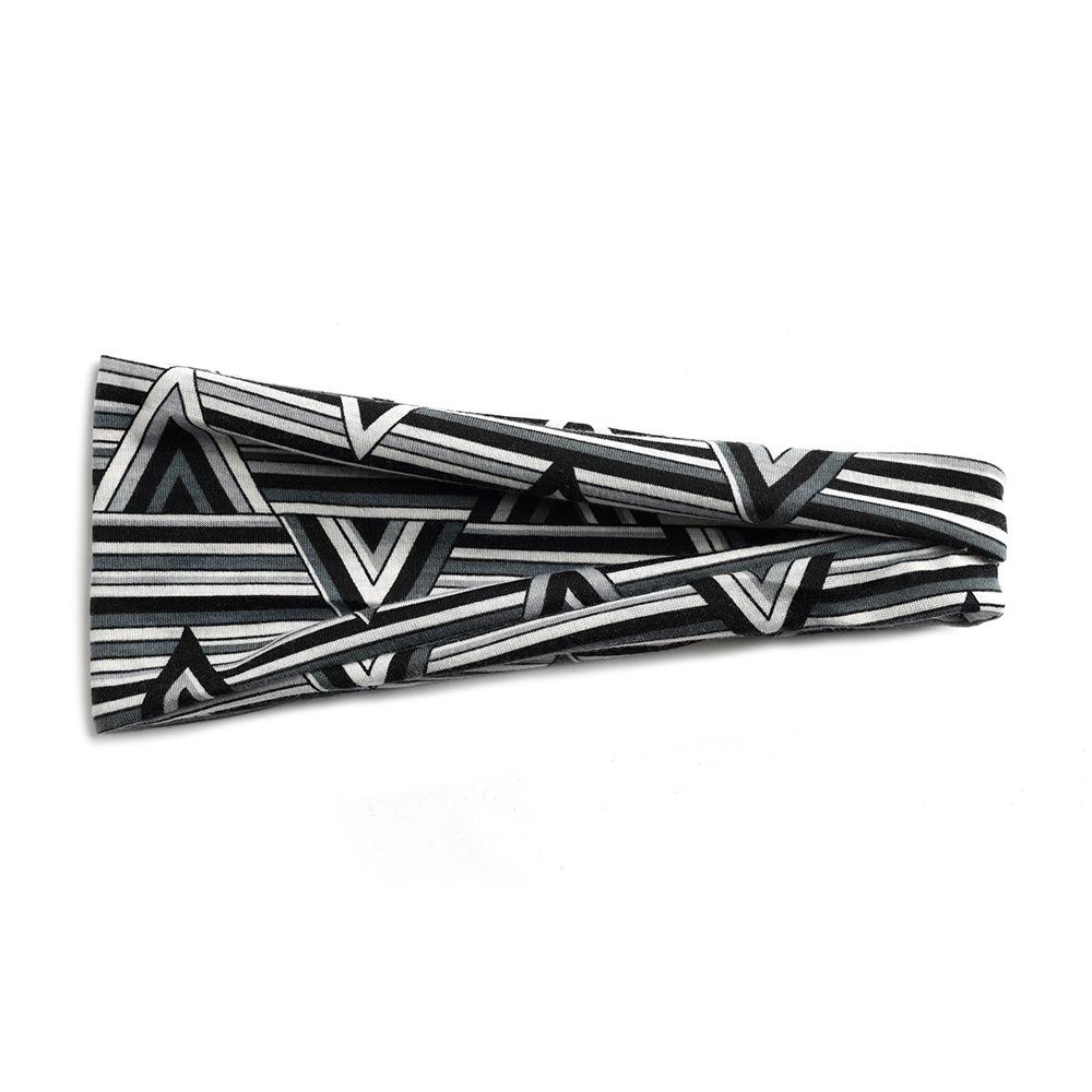 Damen Sportstirnband Yoga Stirnband Schweißabsorbierendes Band Antitranspirant Breiter Rand Bedrucktes Kopftuch Haarschmuck
