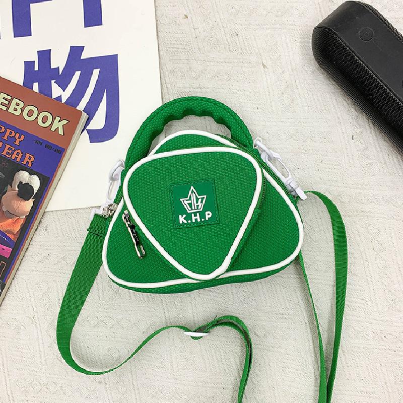 

Сумка-кроссбоди на одно плечо Triangle Letter Khp Легкая модная сумочка зелёный