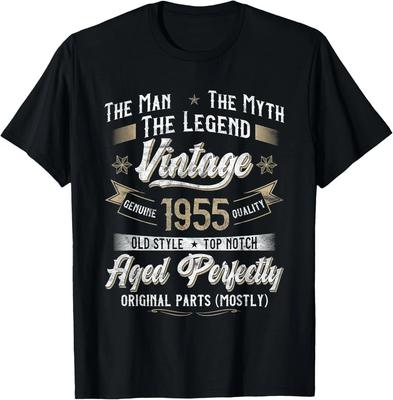 Regalo 70° Compleanno Vintage 1955 Uomo Divertente 70 Anni 1955 Maglietta