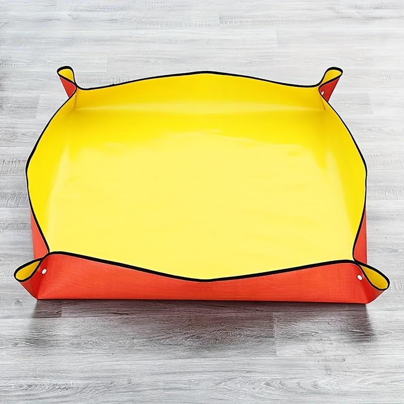 Vanntett ompottingmatte med håndtak, Bærbar hagematte for planter, for innendørs/utendørs bruk, Enkel å rengjøre.