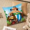 Cartoon A-Asterix And O-Obelix Pillow Case Anti-dustmite Invisible zipper Sofa Bed
