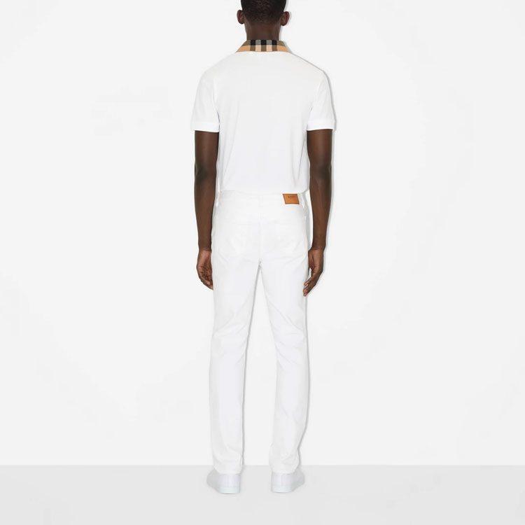 Burberry SS23 Polo Shirt Men's White 80716211