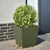 VidaXL Planter Olive Green 40x40x40 Cm Steel, Outdoor Planter, Flower Box, Garden Box, Planter of 851058