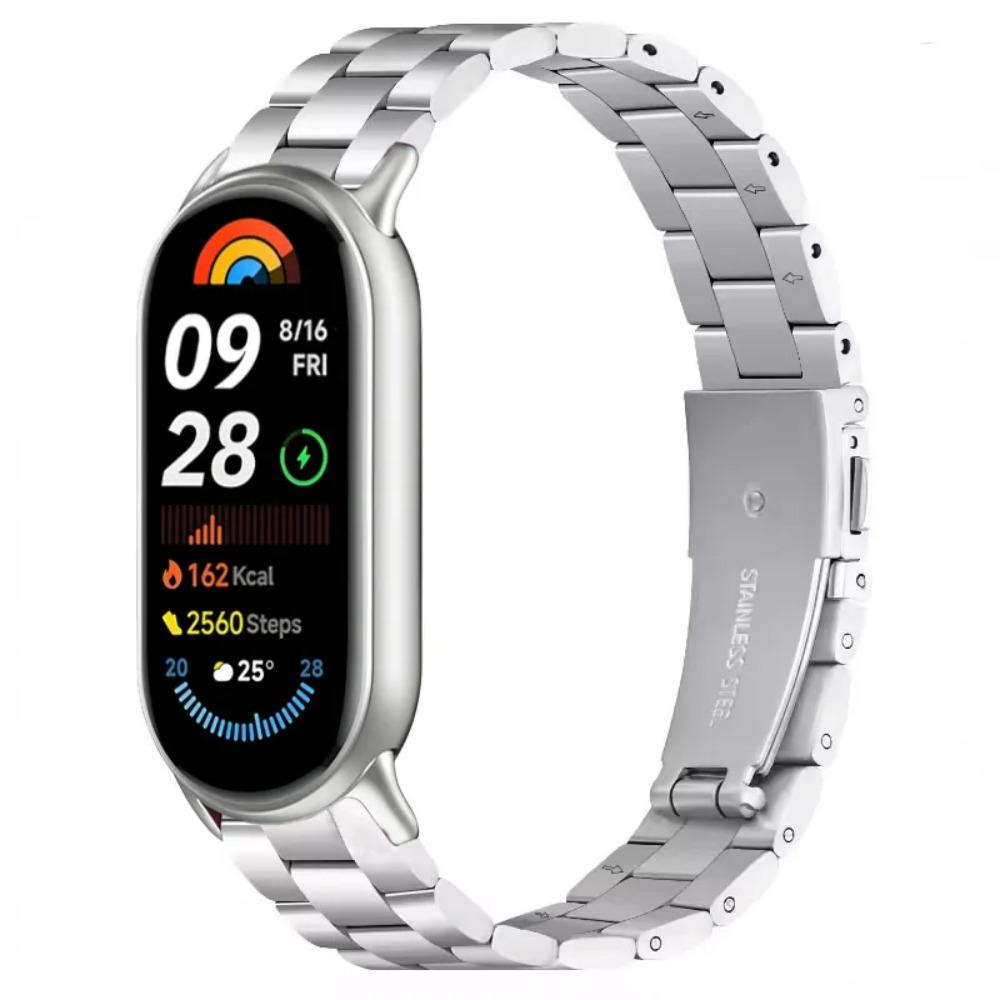 

Stainless steel Strap for Xiaomi Mi Band 10/9/8 Metal Original Replaceable Wristband Correa for Xiami Mi Band 10 9 8 Accessories Xiaomi Band 8