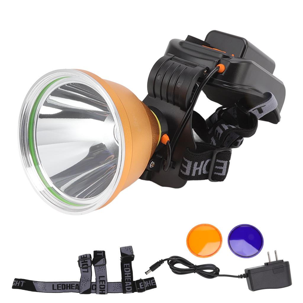 LED Headlamp Multifunction High Brightness USB Rechargeable Head Lamp for Outdoor Camping Emergency