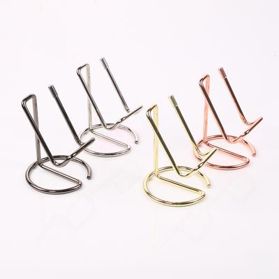 Desktop-Telefonhalter Einfacher Metall-Visitenkartenhalter Ständer Büro-Desktop Visitenkarten-Display Organizer