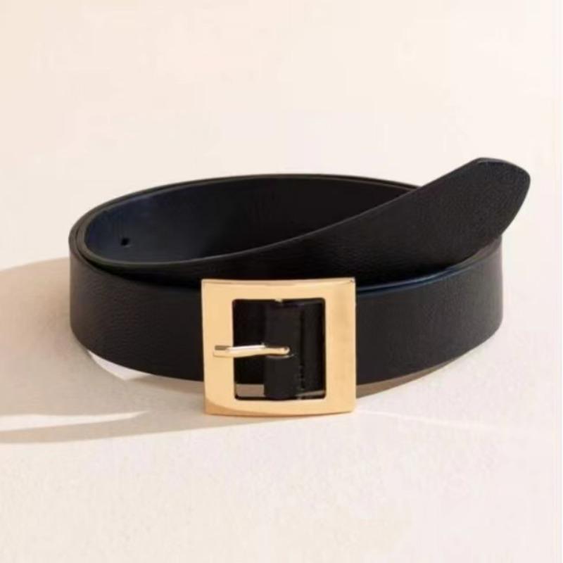 

Ремень Vintage Chic с леопардовым принтом - мягкая искусственная кожа, классический дизайн, регулируемая пряжка, аксессуар для повседневных джинсовых брюк, декоративный 102cm чёрный