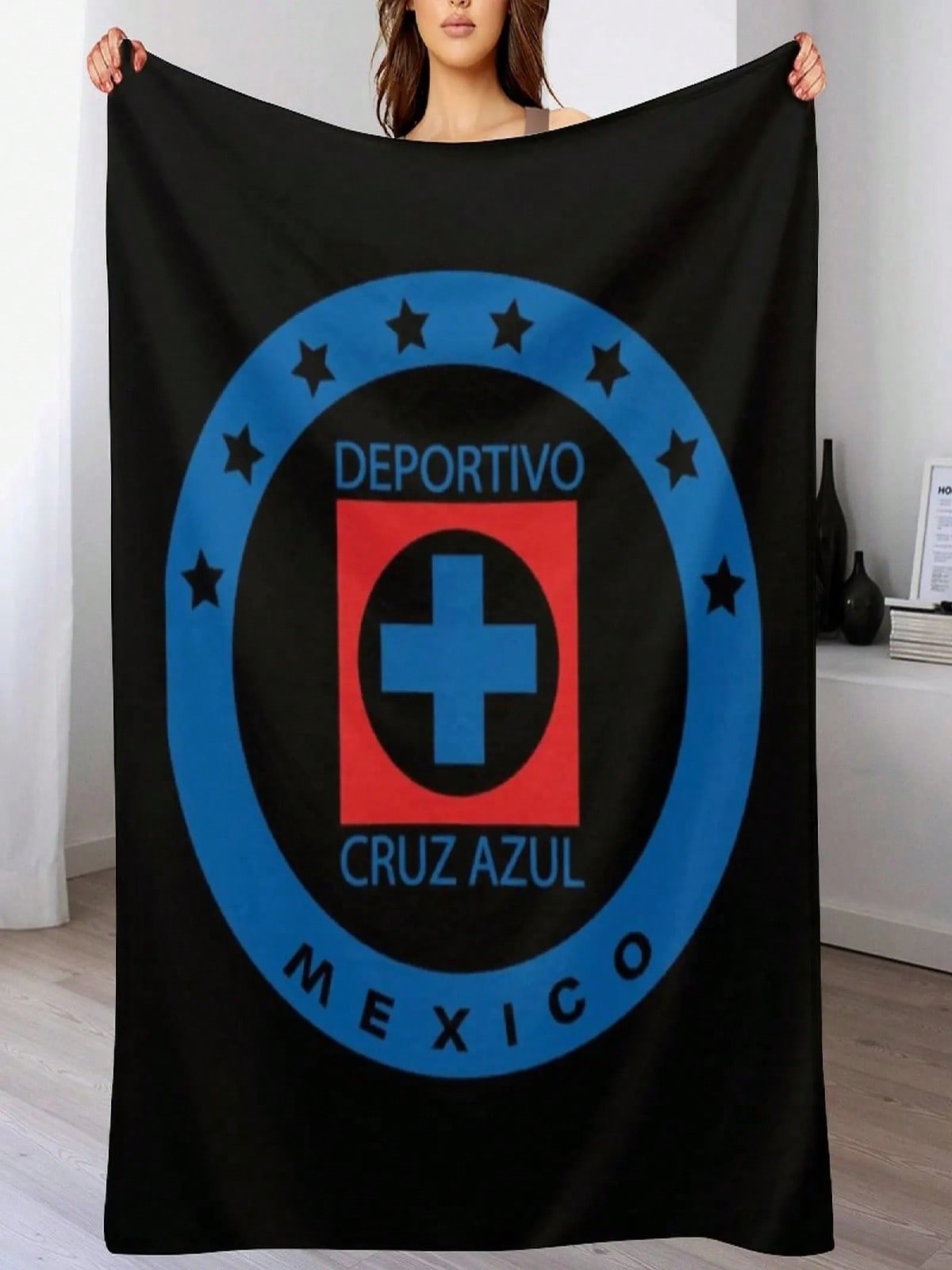 Cruz Azul _t Essential _t Throw Blanket Christmas Gifts Hairy Blankets Ands Hairys Blankets 75X95CM