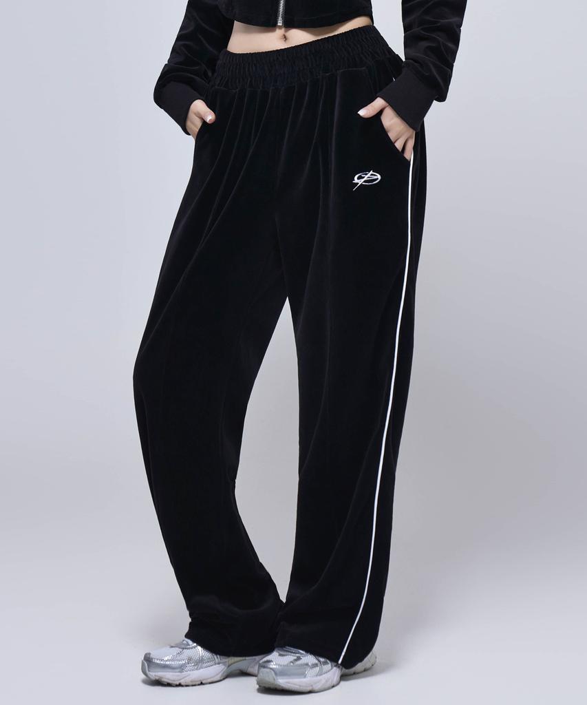 Pijikeolgameoncheu P5055 Women'S Velour Pants [Black]
