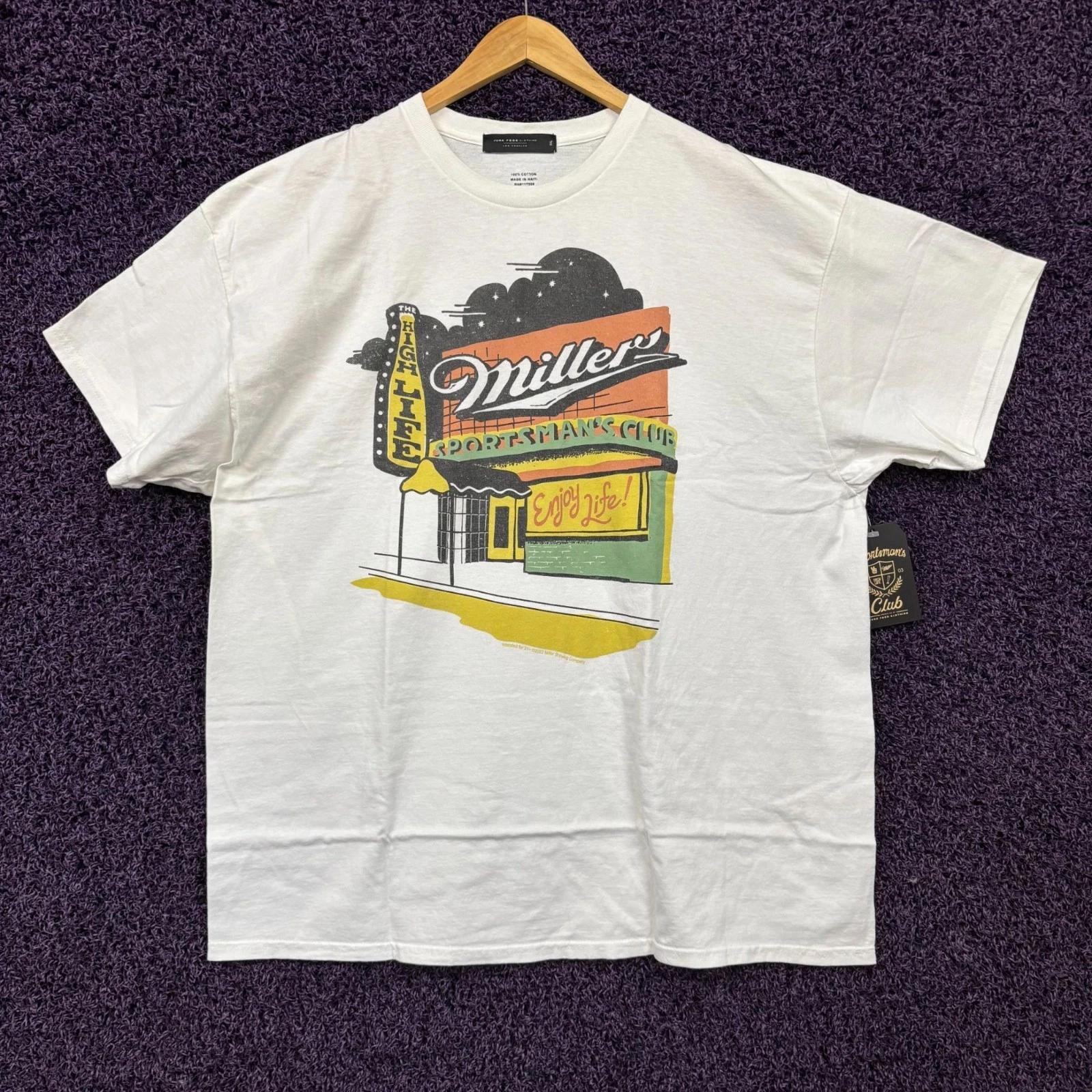 

Miller High Life Sportsman s Club T-Shirt Size XXL S