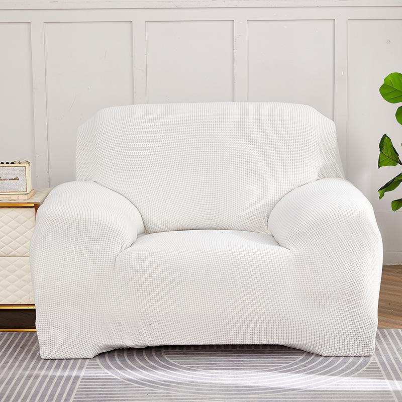 Knitted Corn Stretch All-Inclusive Sofa Cover Full Covered Thick Polar Fleece Sofa Bedspread Tight Bag Pad
