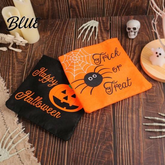 Festival Treat Carrier Tote Bag Bag Fabric Non-woven Halloween Candy Trick or with Pumpkin Gift Ghost Patterns Large Capacity