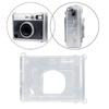 Clear Case for Fujifilm Instax Mini EVO Instant Film Camera Crystal Hard Shell Cover with Removable Shoulder Strap