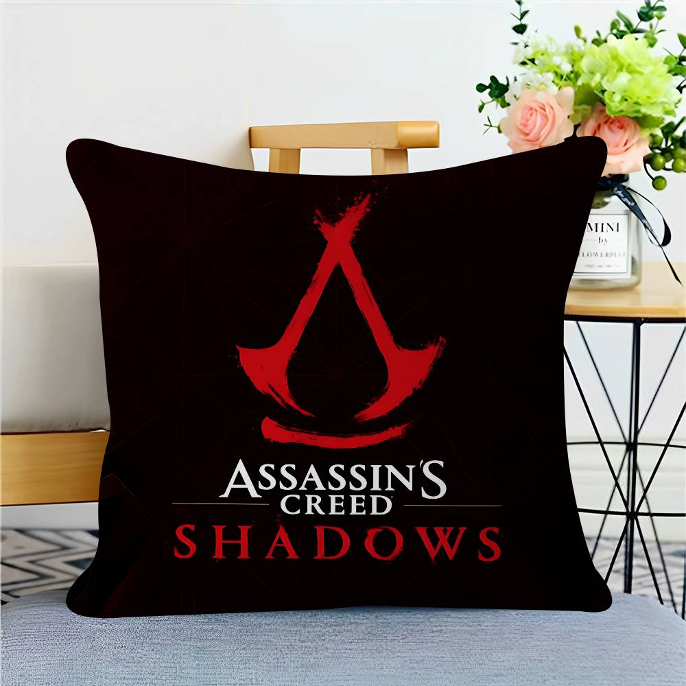 ЛОГОТИП A-Assassins-Creed Наволочка Декоративная подушка Диван Домашний декор Чехол Наволочки 20x20Inch