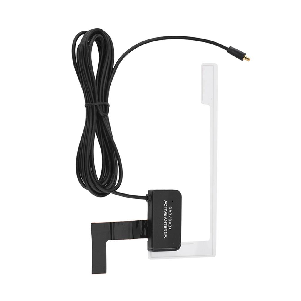 DAB-Digital-Autoradio-Antenne, Glasmontage, MCX-Stecker