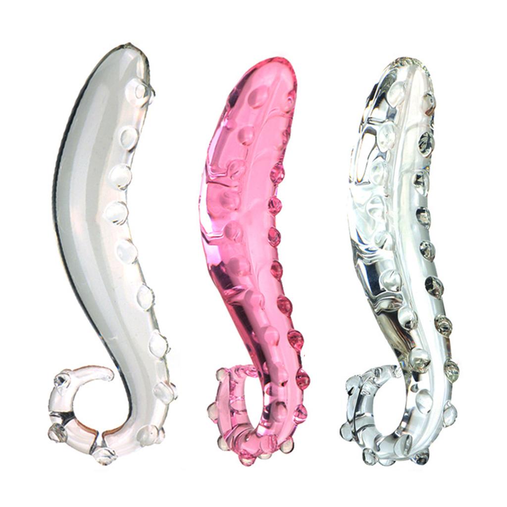 Glass AnalsBeads Butt Plug Adult Toy Prostate Massager Glass Crystal Dildo Female Masturbations Couple Filrting Sex Tool