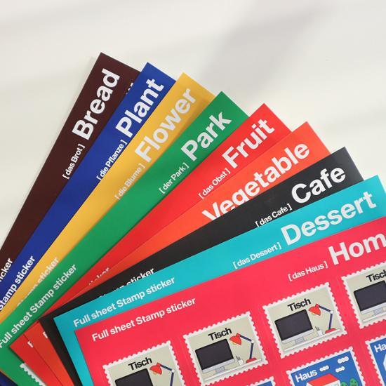 When I Was Young Full Sheet Stamp Sticker (stamp Sticker Set), a Popular Phrase In Korea