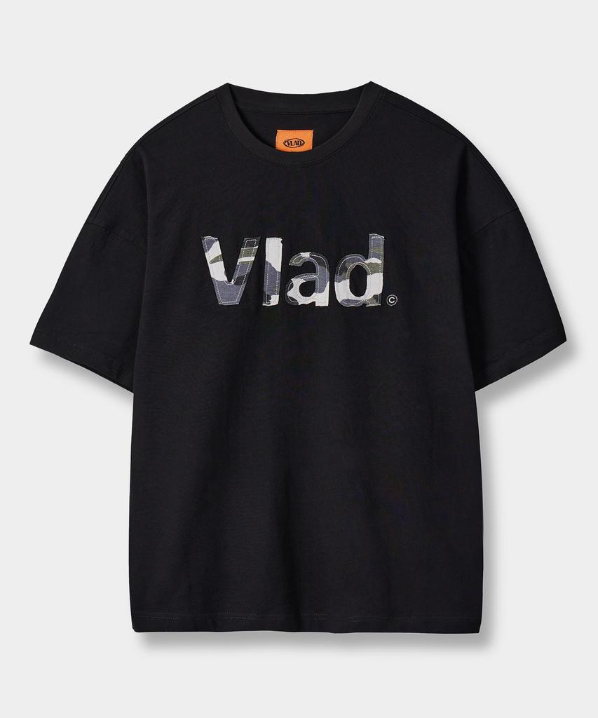 Dimiteulibeullaeg Vlad Cut-Off Applique Short Sleeve T-Shirt_4 Color