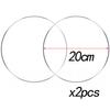 5/10/15/20/25cm Round Acrylic Cake Disks DIY Art Blank Board Cake Tool Tray Stand Cake Topper Decoration Tool Baking Accessories
