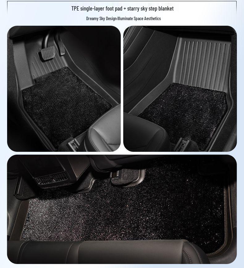 Compatible Floor Mats for Tesla Model 3 (2025) - Full Coverage Trunk Accessories