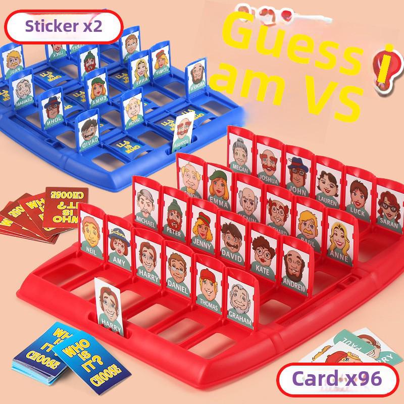 

Угадай, кто я: Детская образовательная настольная игра на логику и мышление для взаимодействия родителей и детей