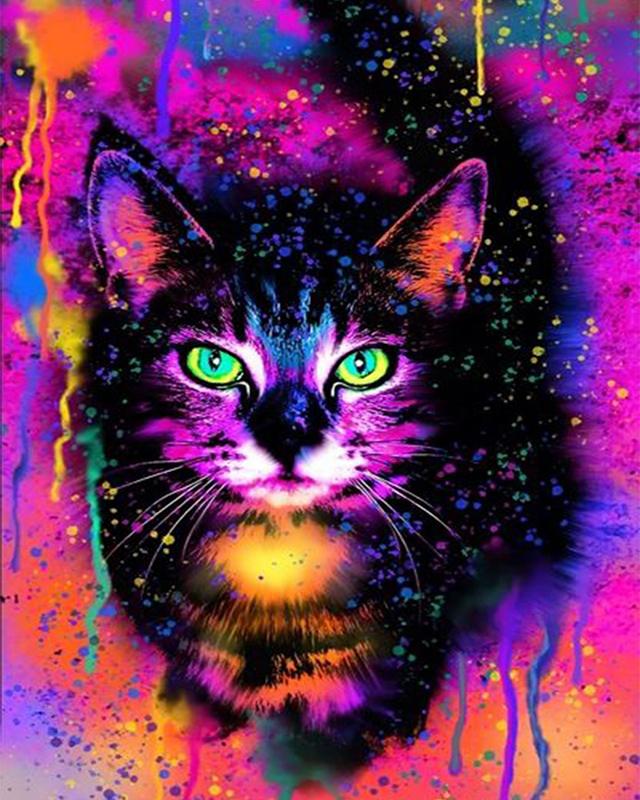 Diamond Painting Full Flower Tree Cat 5D DIY Diamond Embroidery Full Set Sale Animal Cross Stitch Rhinestones Mosaic Handicraft